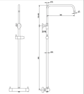 Brauer Chrome Edition thermostatische inbouw doucheset chroom