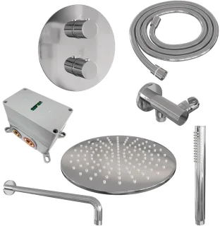 Brauer Chrome Edition Thermostatische Inbouw Regendoucheset
