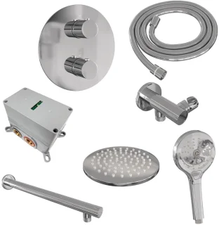 Brauer Chrome Edition Thermostatische Inbouw Regendoucheset
