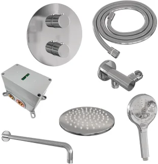 Brauer Chrome Edition Thermostatische Inbouw Regendoucheset
