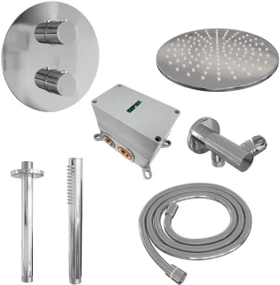 Brauer Chrome Edition Thermostatische Regendoucheset Inbouw