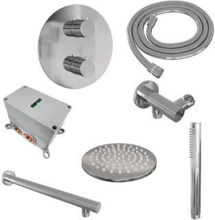 Brauer Chrome Edition Thermostatische Regendoucheset Inbouw