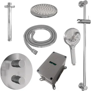 Brauer Chrome Thermostatische Inbouw Regendoucheset