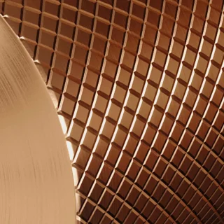Brauer Copper Carving Inbouw Regendoucheset