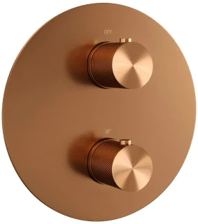 Brauer Copper Carving Inbouw Regendoucheset