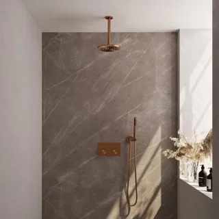 Brauer Copper Carving Thermostatische Inbouw Regendoucheset