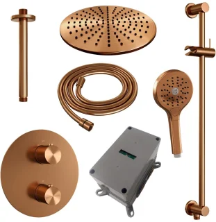 Brauer Copper Edition Inbouw Regendoucheset