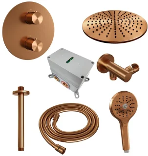 Brauer Copper Edition Inbouw Regendoucheset