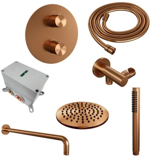 Brauer Copper Edition Inbouw Regendoucheset