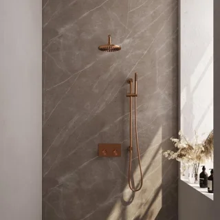 Brauer Copper Edition Inbouw Thermostatische Regendoucheset