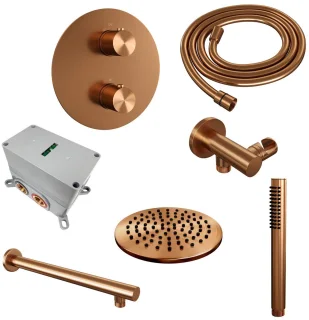 Brauer Copper Edition Inbouw Thermostatische Regendoucheset