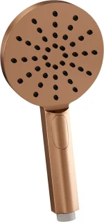 Brauer Copper Edition Regendouche Set 48 Thermostaatkraan Inbouw Plafond 30cm Rond Geborsteld Koper PVD