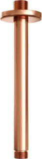 Brauer Copper Edition Regendouche Set 48 Thermostaatkraan Inbouw Plafond 30cm Rond Geborsteld Koper PVD
