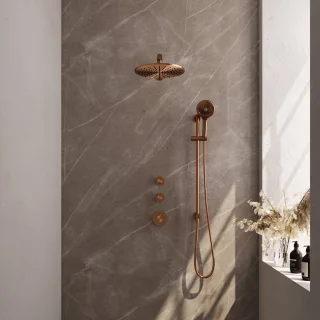 Brauer Copper Edition Regendoucheset Inbouw 30cm