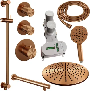 Brauer Copper Edition Regendoucheset Inbouw 30cm