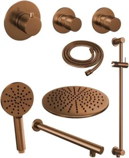 Brauer Copper Edition Regendoucheset Inbouw 30cm