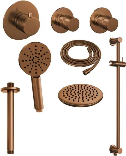 Brauer Copper Edition Regendoucheset Inbouw
