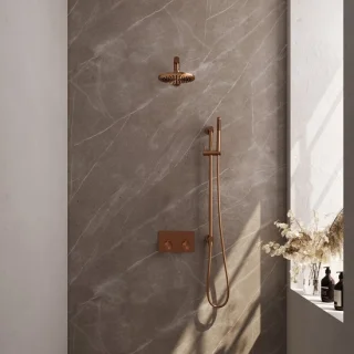 BRAUER Copper Edition SET 61 thermostatische inbouw regendouche