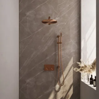 BRAUER Copper Edition SET 62 thermostatische inbouw regendouche