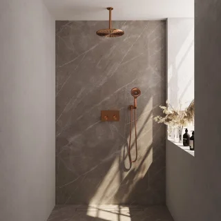 BRAUER Copper Edition thermostatische inbouw regendouche Set 60