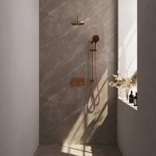 BRAUER Copper Edition thermostatische inbouw regendouche SET 69
