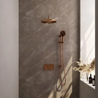 BRAUER Copper Edition thermostatische inbouw regendouche SET 70