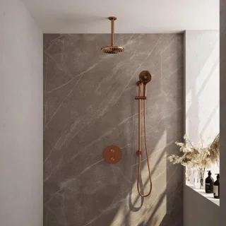 Brauer Copper Edition Thermostatische Inbouw Regendoucheset