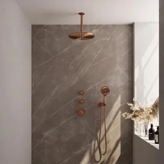 Brauer Copper Edition Thermostatische Inbouw Regendoucheset