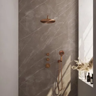 Brauer Copper Edition Thermostatische Inbouw Regendoucheset