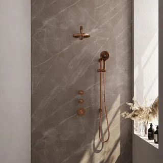 Brauer Copper Edition Thermostatische Inbouw Regendoucheset
