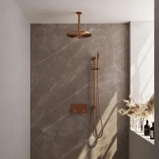 Brauer Copper Edition Thermostatische Inbouw Regendoucheset