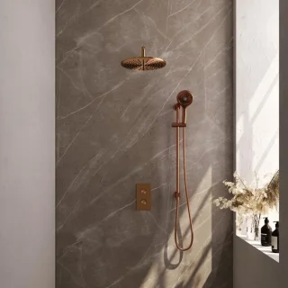Brauer Copper Edition Thermostatische Inbouw Regendoucheset