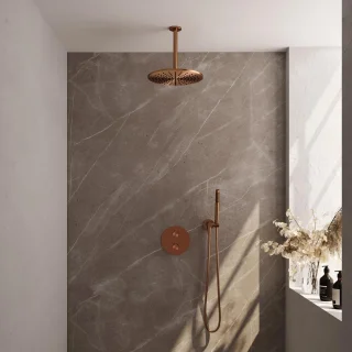 Brauer Copper Edition Thermostatische Inbouw Regendoucheset