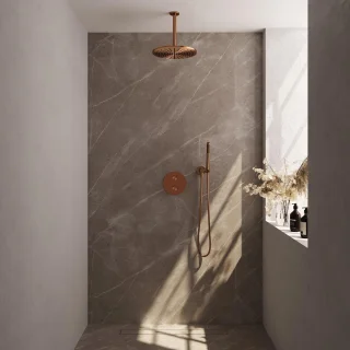 Brauer Copper Edition Thermostatische Inbouw Regendoucheset