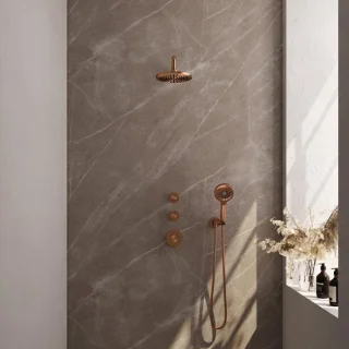 Brauer Copper Edition Thermostatische Inbouw Regendoucheset