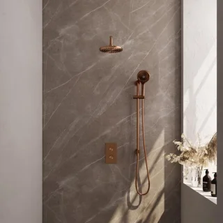 Brauer Copper Edition Thermostatische Inbouw Regendoucheset