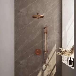 Brauer Copper Edition Thermostatische Inbouw Regendoucheset
