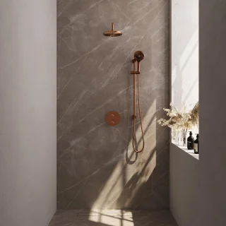 Brauer Copper Edition Thermostatische Inbouw Regendoucheset