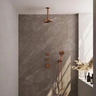 Brauer Copper Edition Thermostatische Inbouw Regendoucheset