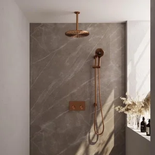 Brauer Copper Edition Thermostatische Inbouw Regendoucheset