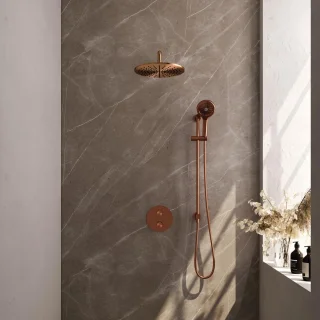Brauer Copper Edition Thermostatische Inbouw Regendoucheset