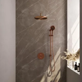 Brauer Copper Edition Thermostatische Inbouw Regendoucheset