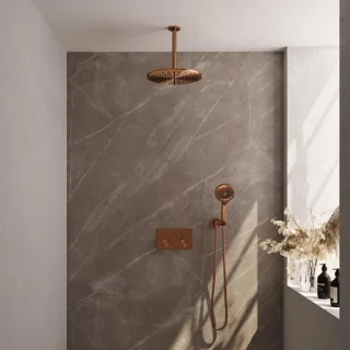 Brauer Copper Edition Thermostatische Regendoucheset Inbouw