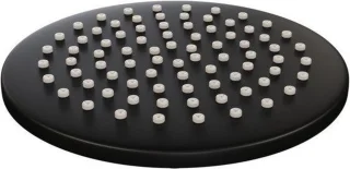 Brauer Doucheset Inbouw Rond Zwart 20cm
