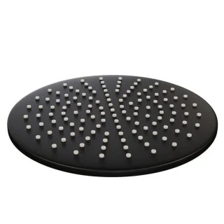 Brauer Doucheset Inbouw Rond Zwart 30cm