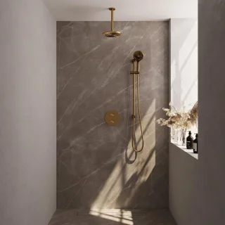 Brauer Gold Carving Thermostatische Regendoucheset Inbouw