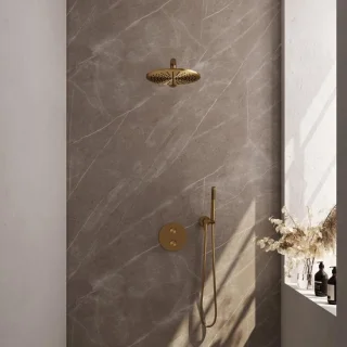 Brauer Gold Edition Inbouw Thermostatische Regendoucheset