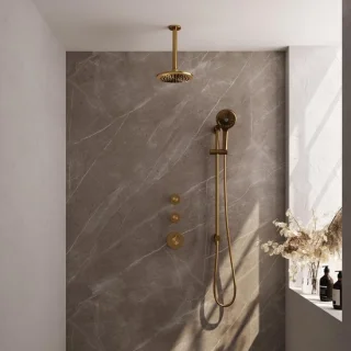 Brauer Gold Edition Inbouw Thermostatische Regendoucheset