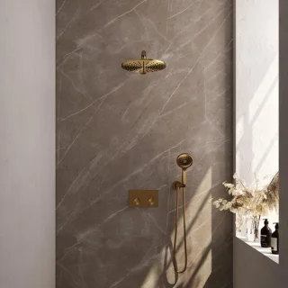 Brauer Gold Edition Inbouw Thermostatische Regendoucheset