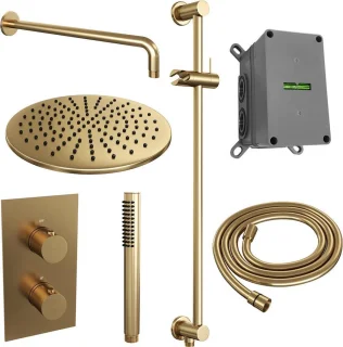 Brauer Gold Edition inbouwdouche set 30cm